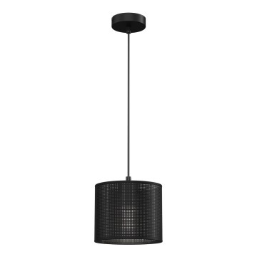 Hanglamp aan een koord LOFT SHADE 1xE27/60W/230V diameter 18 cm zwart