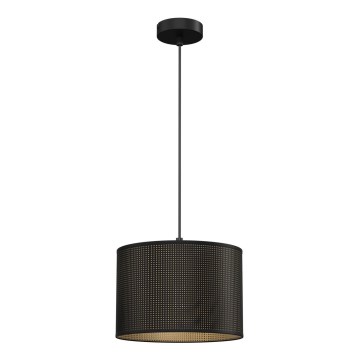 Hanglamp aan een koord LOFT SHADE 1xE27/60W/230V diameter 25 cm zwart/gouden