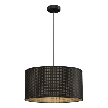 Hanglamp aan een koord LOFT SHADE 1xE27/60W/230V diameter 40 cm zwart/gouden