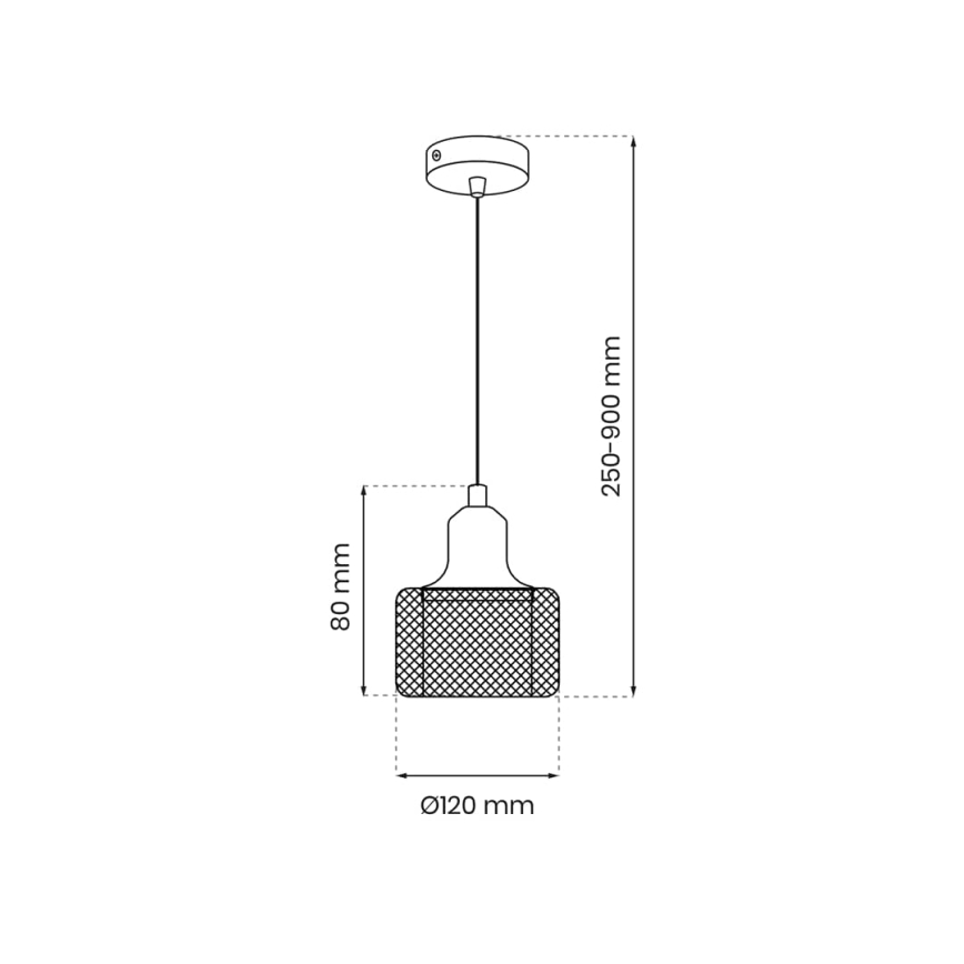 Hanglamp aan een koord LUMI 1xG9/8W/230V