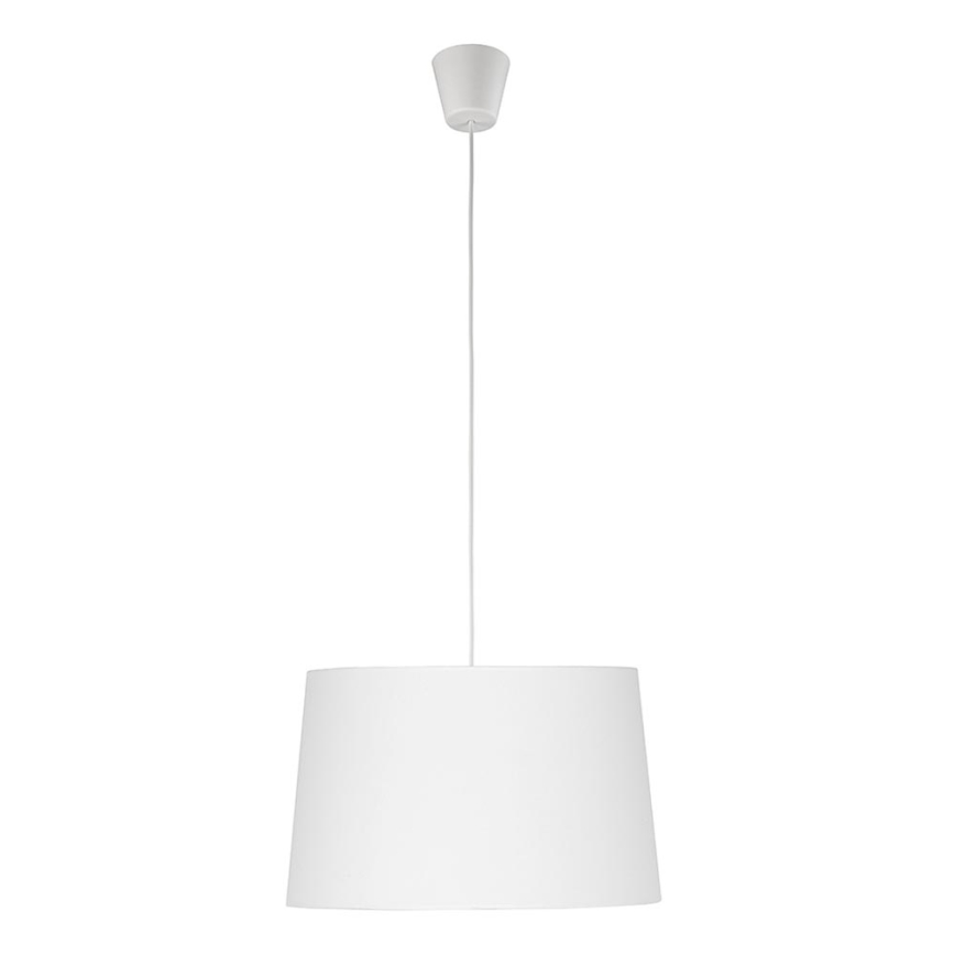 Hanglamp aan een koord MAJA 1xE27/25W/230V wit