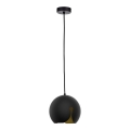 Hanglamp aan een koord MALAG 1xE27/60W/230V zwart