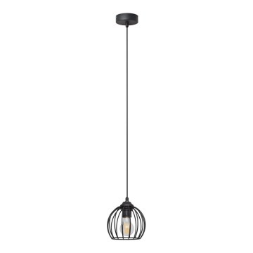 Hanglamp aan een koord MERCURE 1xE27/60W/230V diameter 16 cm zwart