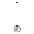 Hanglamp aan een koord MERCURE 1xE27/60W/230V diameter 24 cm zwart