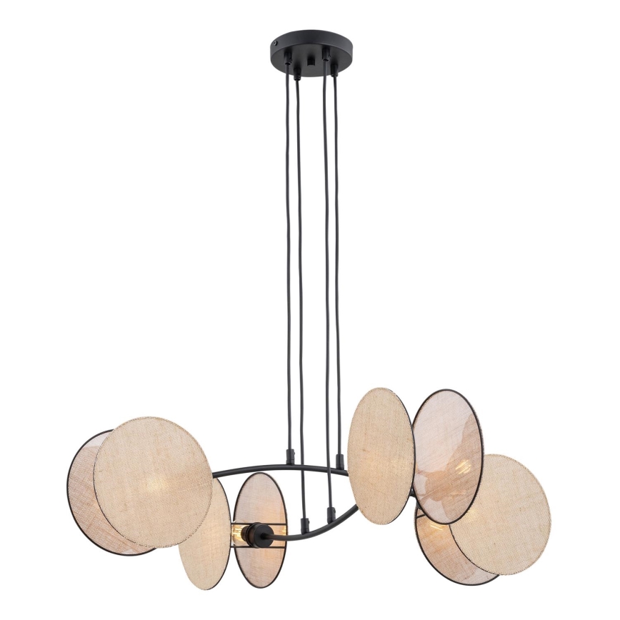 Hanglamp aan een koord MOTIF 4xE27/15W/230V beige