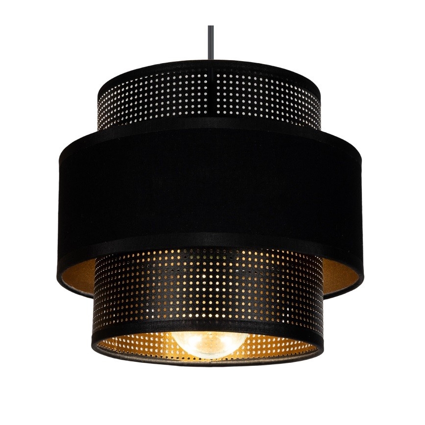 Hanglamp aan een koord NESS 3xE27/60W/230V diameter 45 cm zwart