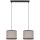 Hanglamp aan een koord NEXO 2xE27/60W/230V