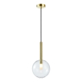 Hanglamp aan een koord NIKO 1xG9/9W/230V diameter 20 cm goud