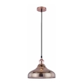 Hanglamp aan een koord OXIGEN 1xE27/15W/230V koper/roze goud