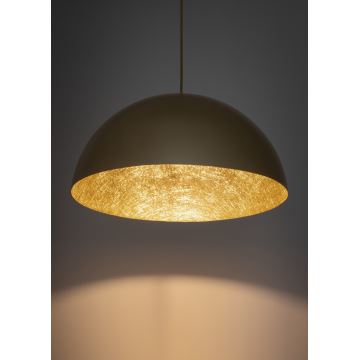 Hanglamp aan een koord SFERA 1xE27/60W/230V diameter 50 cm gouden