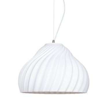 Hanglamp aan een koord SILVO 1xE27/60W/230V diameter 38 cm wit