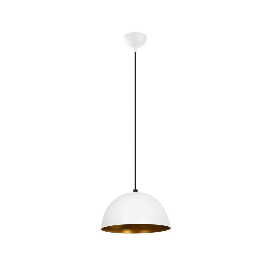 Hanglamp aan een koord SIVANI 1xE27/40W/230V wit