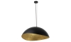 Hanglamp aan een koord SOLARIS 1xE27/60W/230V diameter 69 cm zwart/goud
