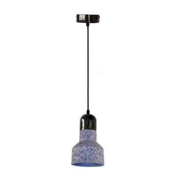 Hanglamp aan een koord TERRAZZO 1xE27/60W/230V diameter 12 cm grijs