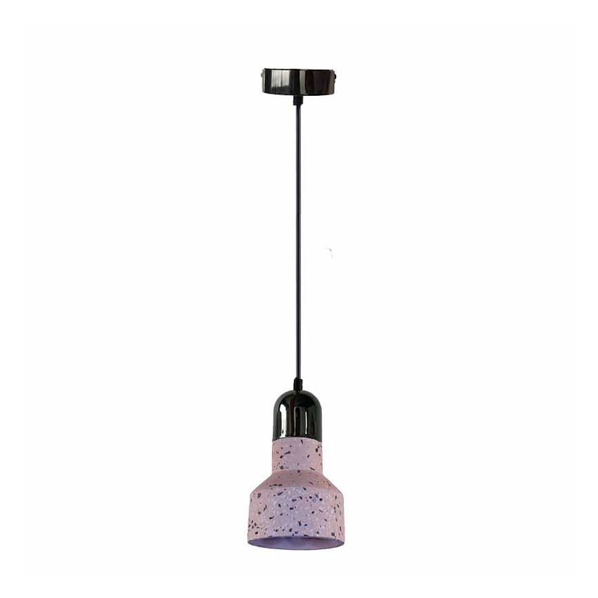 Hanglamp aan een koord TERRAZZO 1xE27/60W/230V diameter 12 cm rood