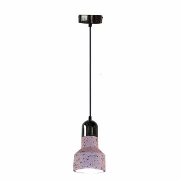 Hanglamp aan een koord TERRAZZO 1xE27/60W/230V diameter 12 cm rood