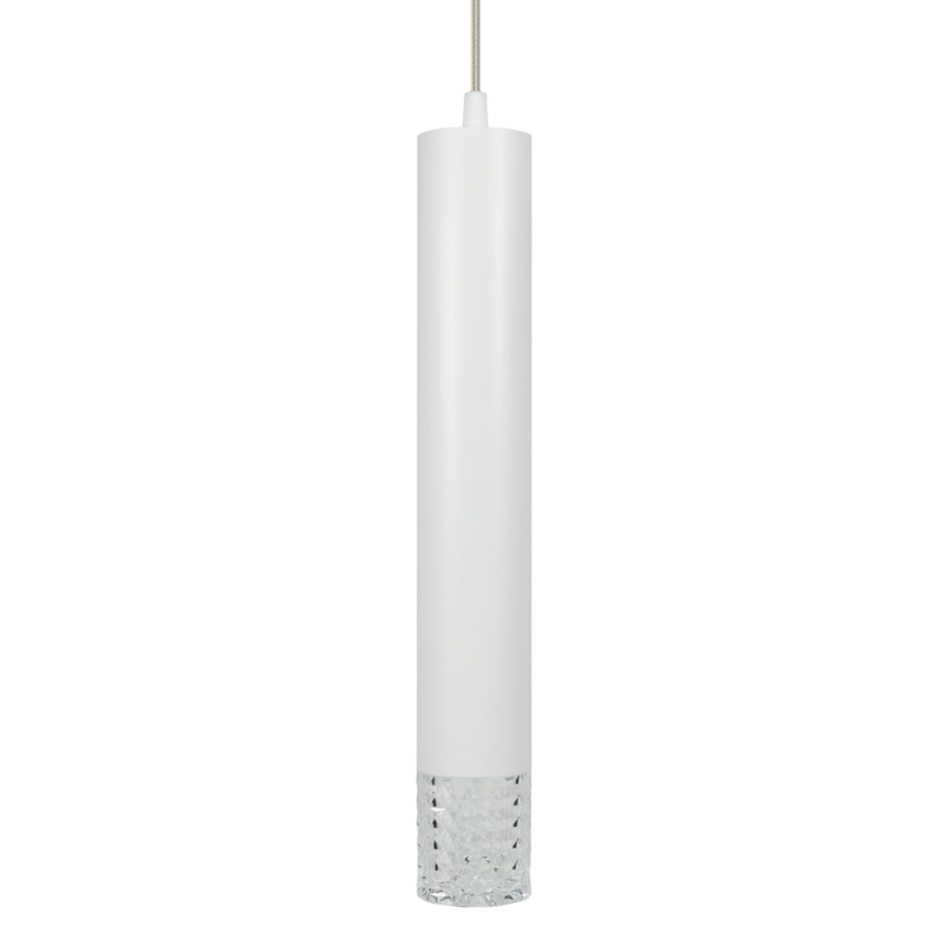 Hanglamp aan een koord TUBI 1xGU10/8W/230V wit