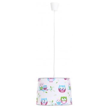 Hanglamp aan een koord - uilen KIDS 1x E27 / 60W / 230V