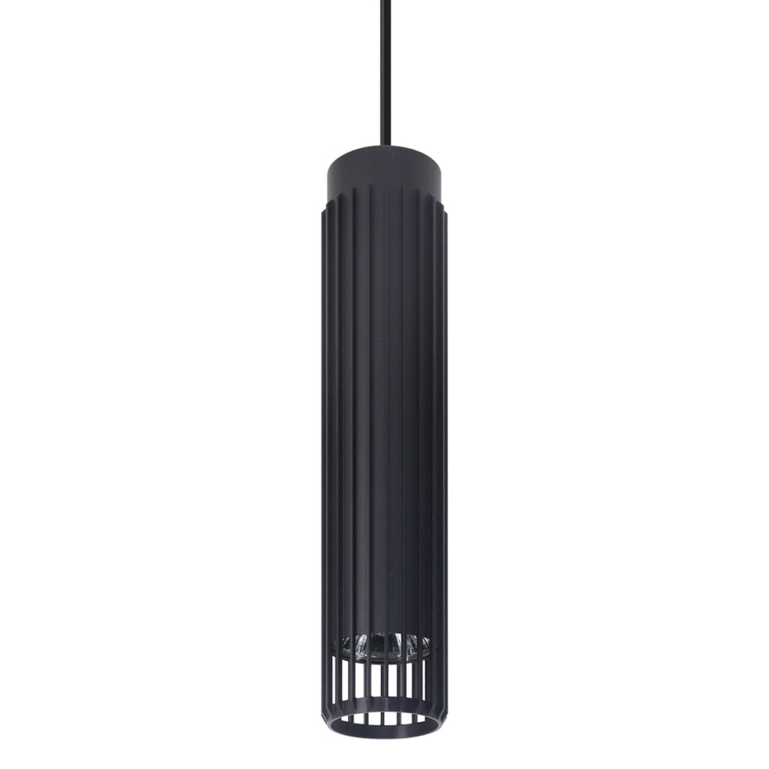 Hanglamp aan een koord VERTICAL 1xGU10/8W/230V zwart