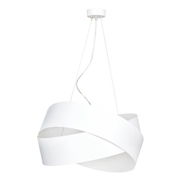 Hanglamp aan een koord VIENO 3xE27/15W/230V wit