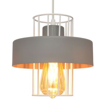 Hanglamp aan een koord VOLTA 1xE27/60W/230V grijs