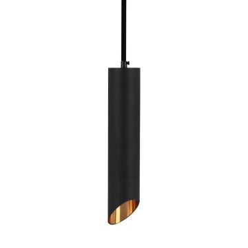 Hanglamp aan een paal 1xGU10/35W/230V 20 cm zwart