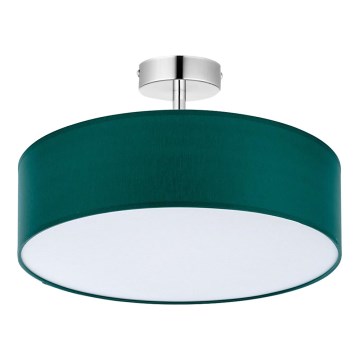 Hanglamp aan een paal RONDO 4xE27/15W/230V d. 40 cm groen