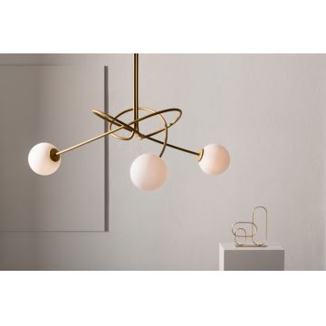 Hanglamp aan een paal VELVET 3xG9/12W/230V goud