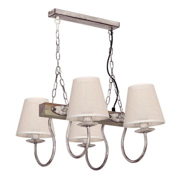 Hanglamp aan ketting  CARIN 4xE14/60W/230V licht