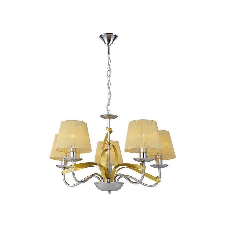 Hanglamp aan ketting DIVA 5xE14/40W/230V