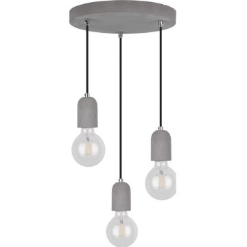 Hanglamp aan koord AMORY 3xE27/60W/230V - FSC-gecertificeerd