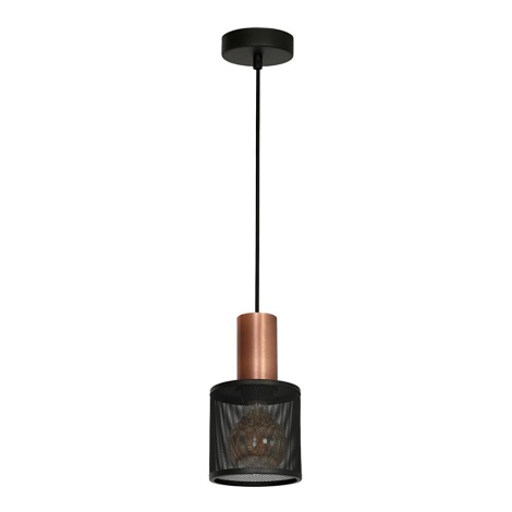 Hanglamp aan koord ARES BLACK 1xE27/60W/230V