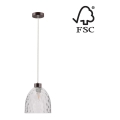 Hanglamp aan koord AURA 1xE27/60W/230V - FSC-gecertificeerd