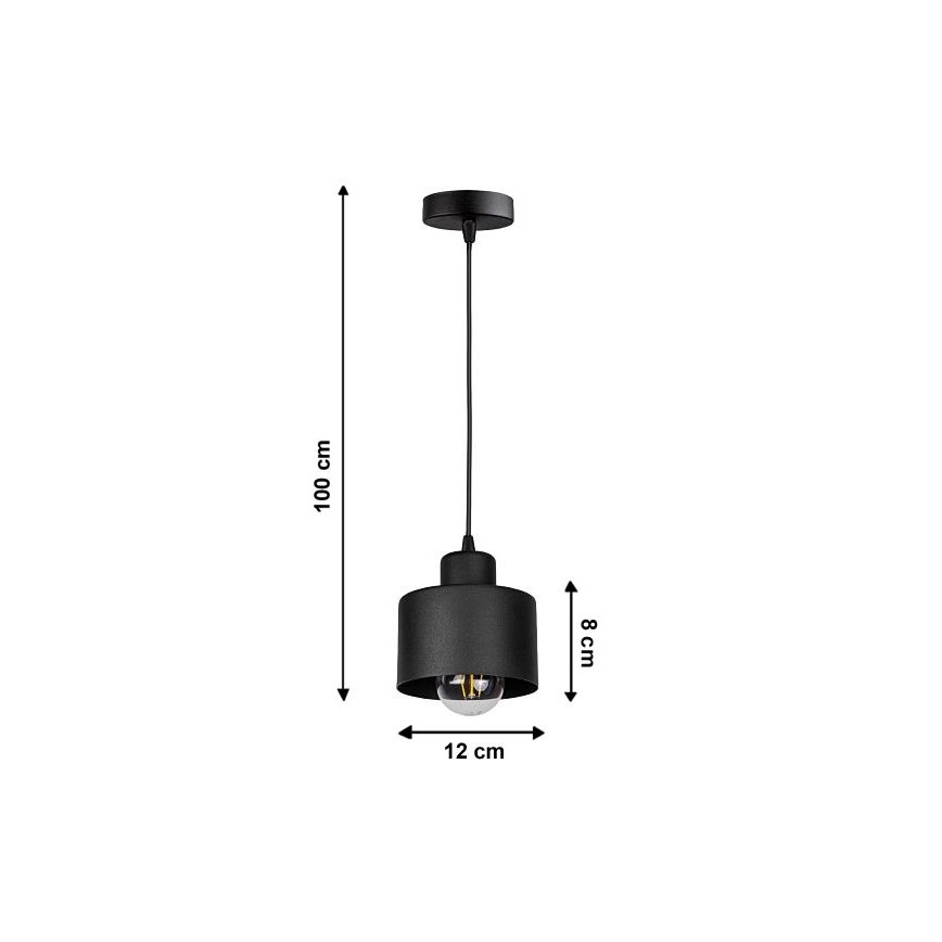 Hanglamp aan koord BODO 1xE27/60W/230V