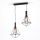 Hanglamp aan koord DIAMOND 2xE27/60W/230V