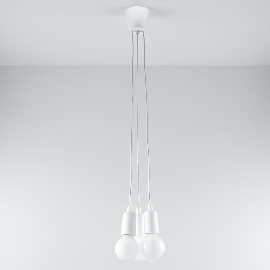 Hanglamp aan koord DIEGO 3xE27/60W/230V