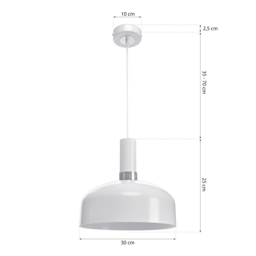 Hanglamp aan koord MALMO 1xE27/60W/230V