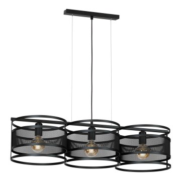 Hanglamp aan koord RIM 3x E27 / 60W / 230V