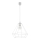 Hanglamp ALMA 1xE27/60W/230V wit