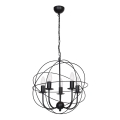 Hanglamp GLOBE 5 5xE14/60W zwart