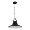 Hanglamp IRON 1 1xE27/60W zwart