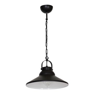 Hanglamp IRON 1 1xE27/60W zwart