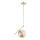 Hanglamp LIBERTY 1xE14/40W/230V goud/beige