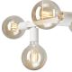 Hanglamp met vaste pendel ASTRID 6xE27/60W/230V wit