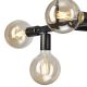 Hanglamp met vaste pendel ASTRID 6xE27/60W/230V zwart
