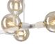Hanglamp met vaste pendel ASTRID 8xE27/60W/230V wit