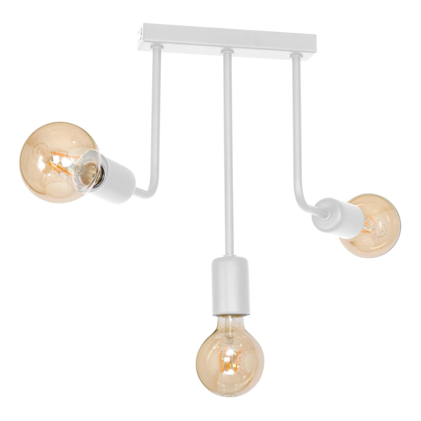 Hanglamp met vaste pendel CANDELA 3xE27/60W/230V