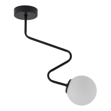 Hanglamp met vaste pendel ZIGZAG 1xG9/12W/230V zwart