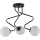 Hanglamp met vaste pendel ZIGZAG 3xG9/12W/230V zwart
