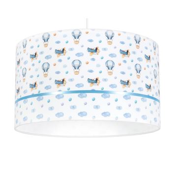 Hanglamp voor Kinderen PIKKI 1xE27/60W/230V blauw